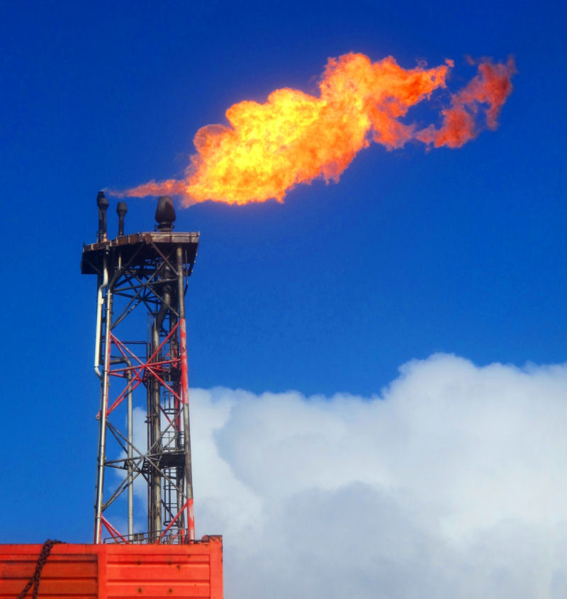Oil Well Flame